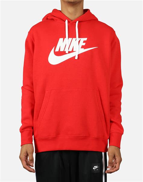 nike hoodie club herren xxxl rot|Nike Pullovers for Men .